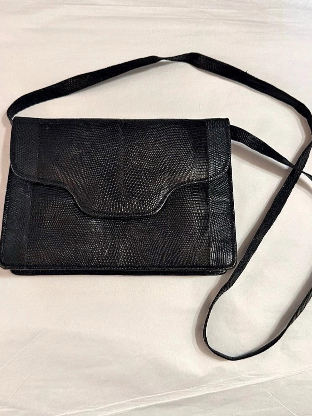 vintage black crossbody envelope bag